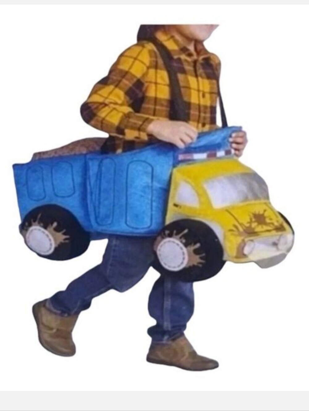 3D Plush Lights & Sound I Want to Be...Dump Truck Construction Halloween Costume